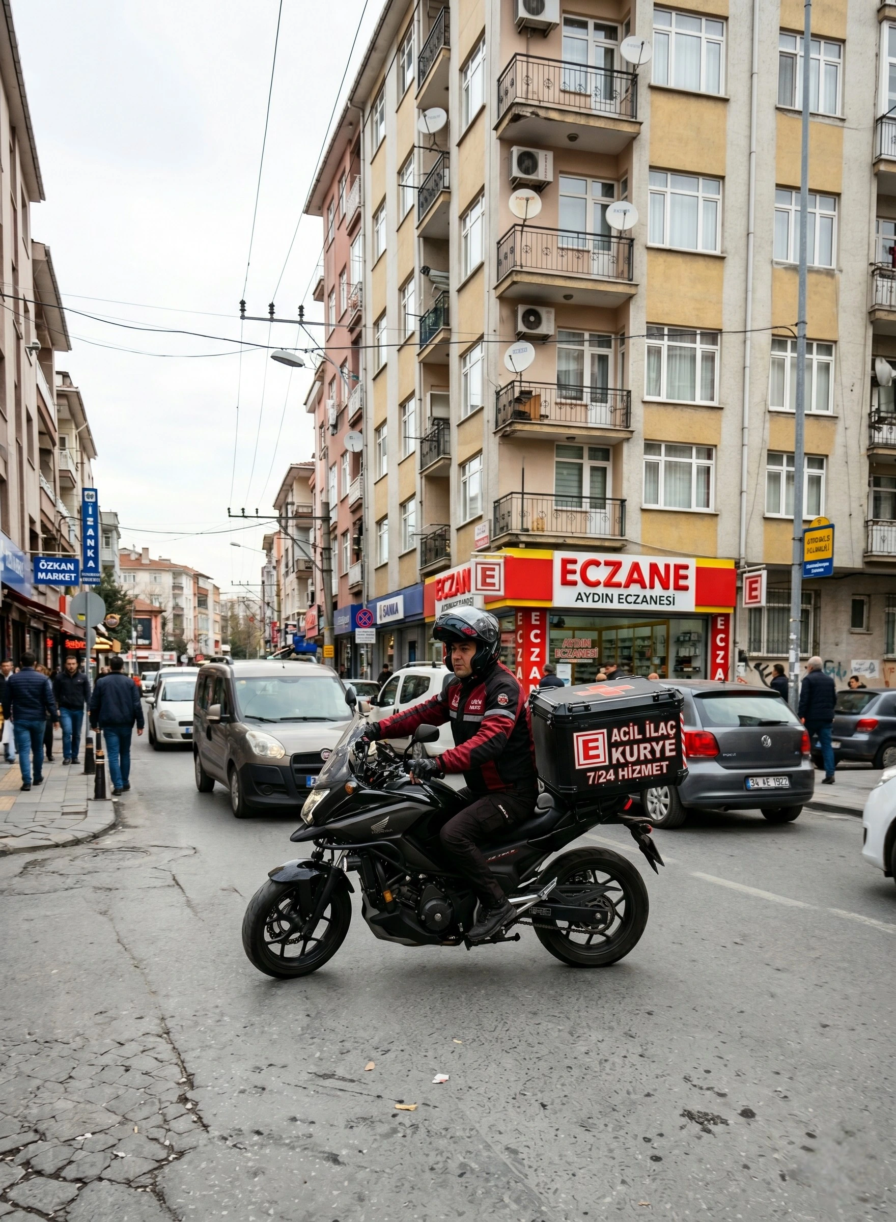 acil ilaç kuryesi